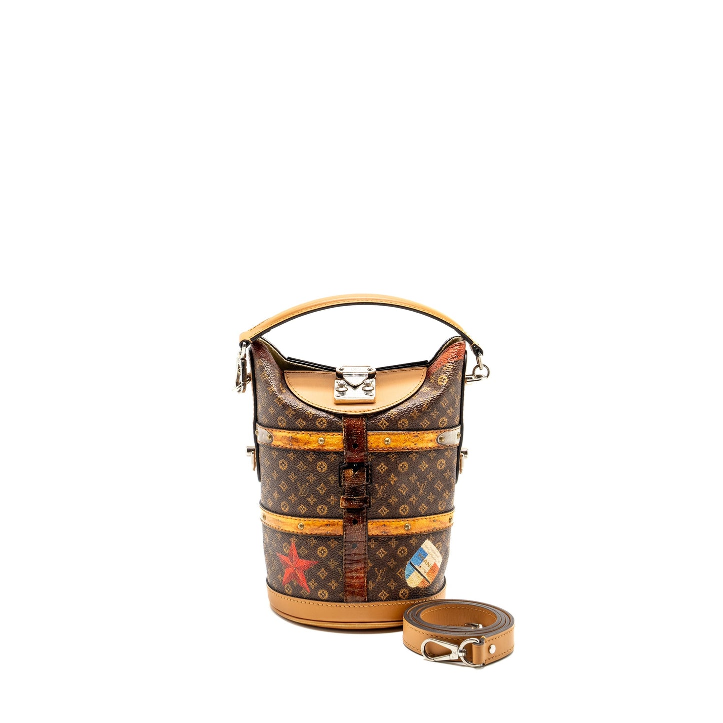 LOUIS VUITTON Duffle Purse Limited Edition Monogram Canvas Multicolour