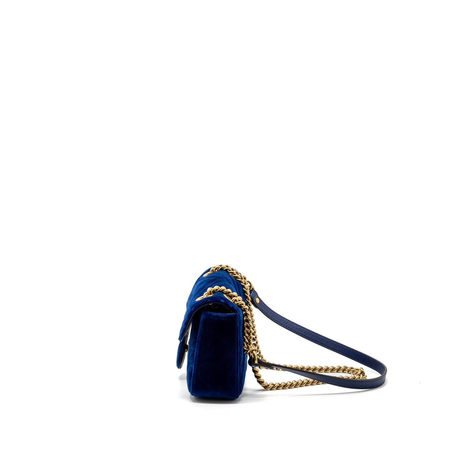 Gucci mini marmont Purse velvet blue
