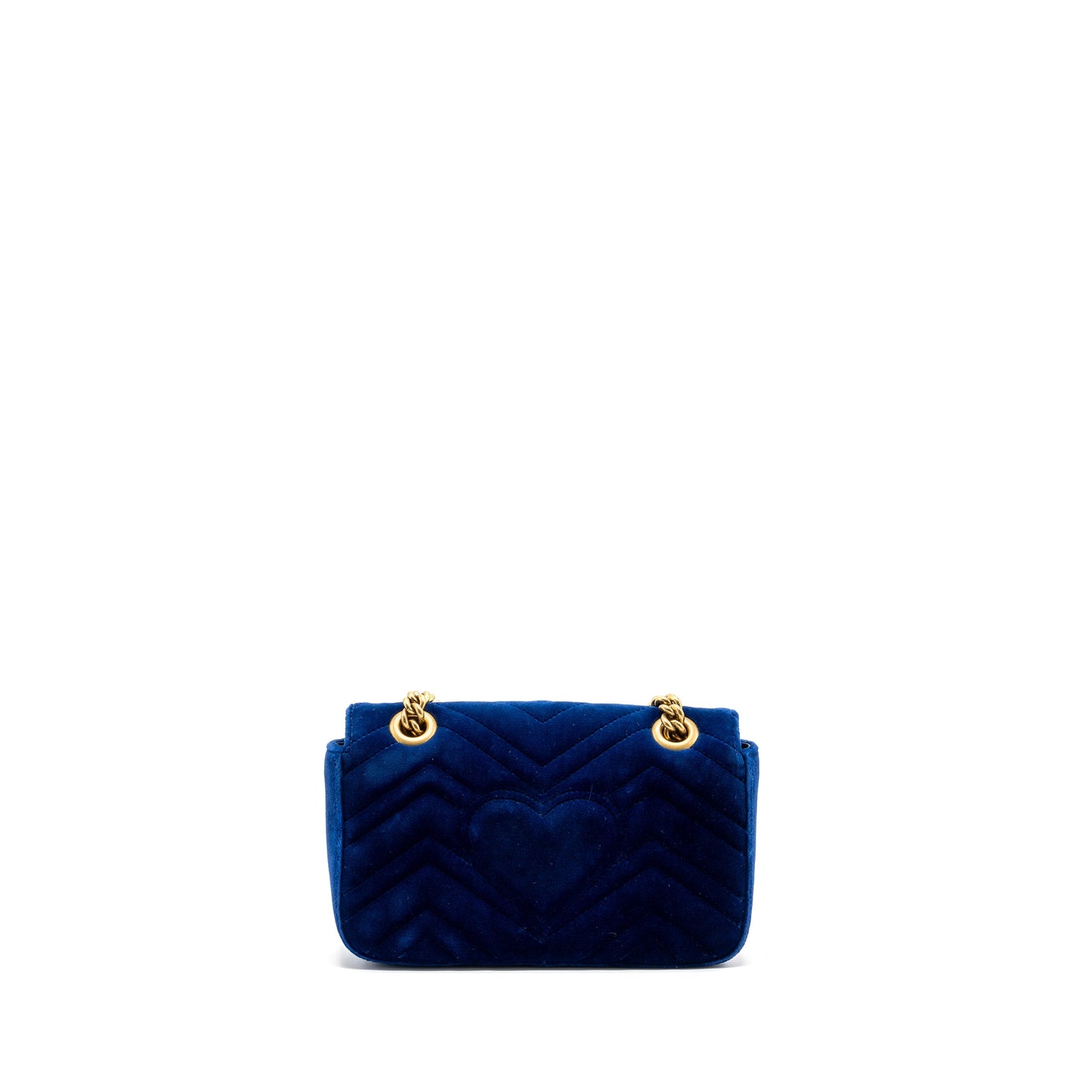 Gucci small Marmont Purse Velvet blue