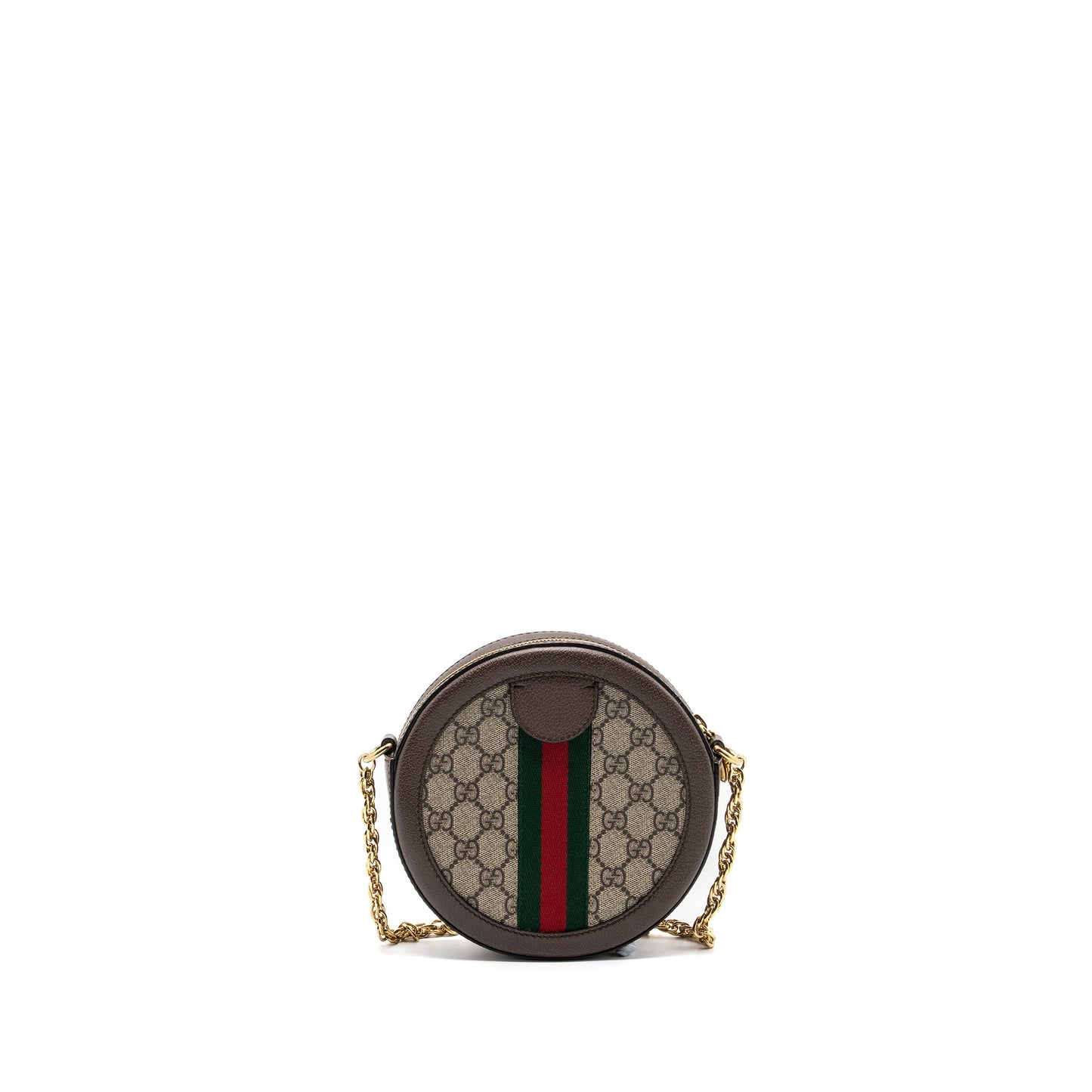 Gucci Mini Ophidia Round Mini Purse Supreme Canvas