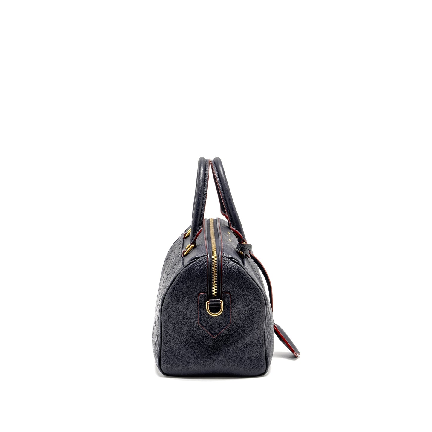 Louis Vuitton Speedy 25 Bandouliere Monogram Empreinte Navy/Red