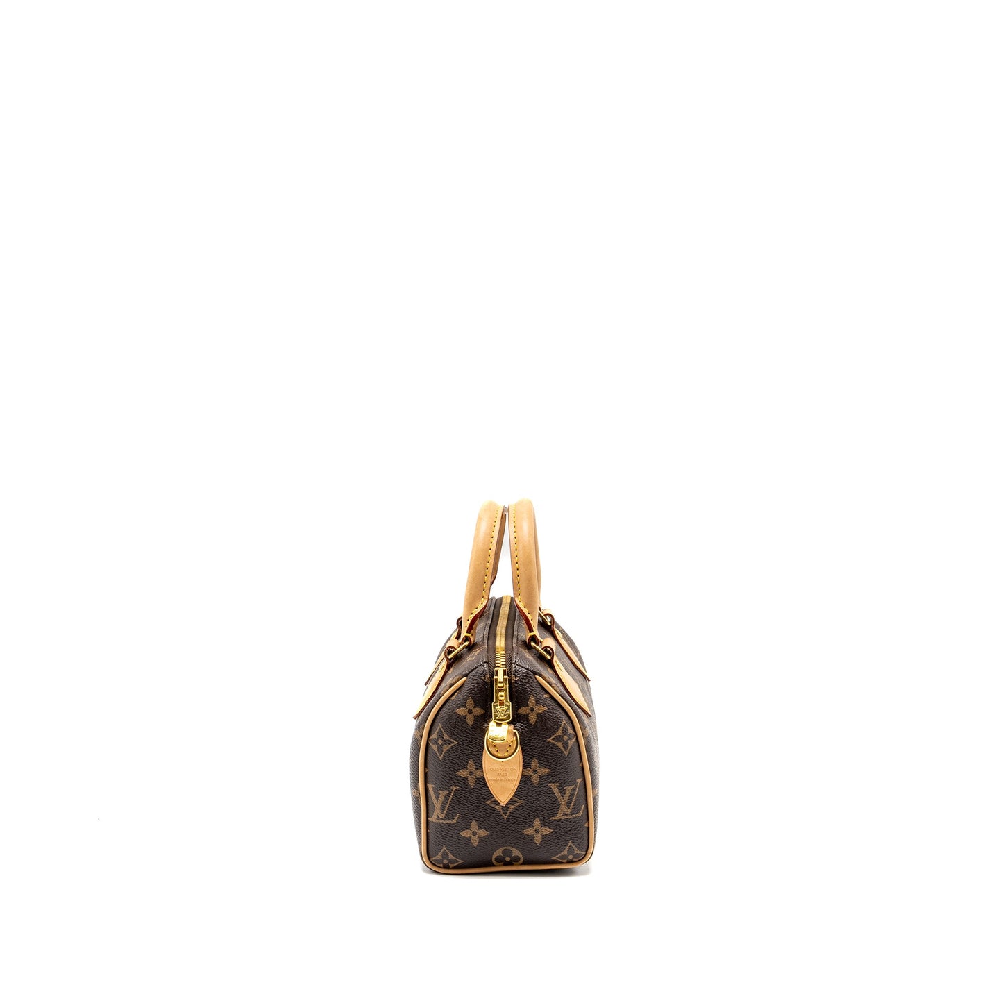 LOUIS VUITTON Speedy Bandouliere 20 Monogram Canvas with Black Strap