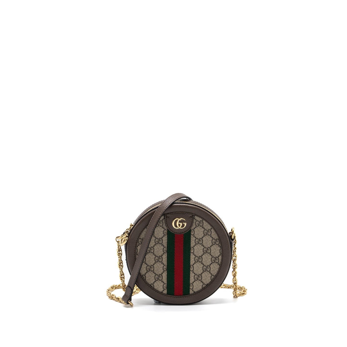 Gucci Mini Ophidia Round Mini Purse Supreme Canvas