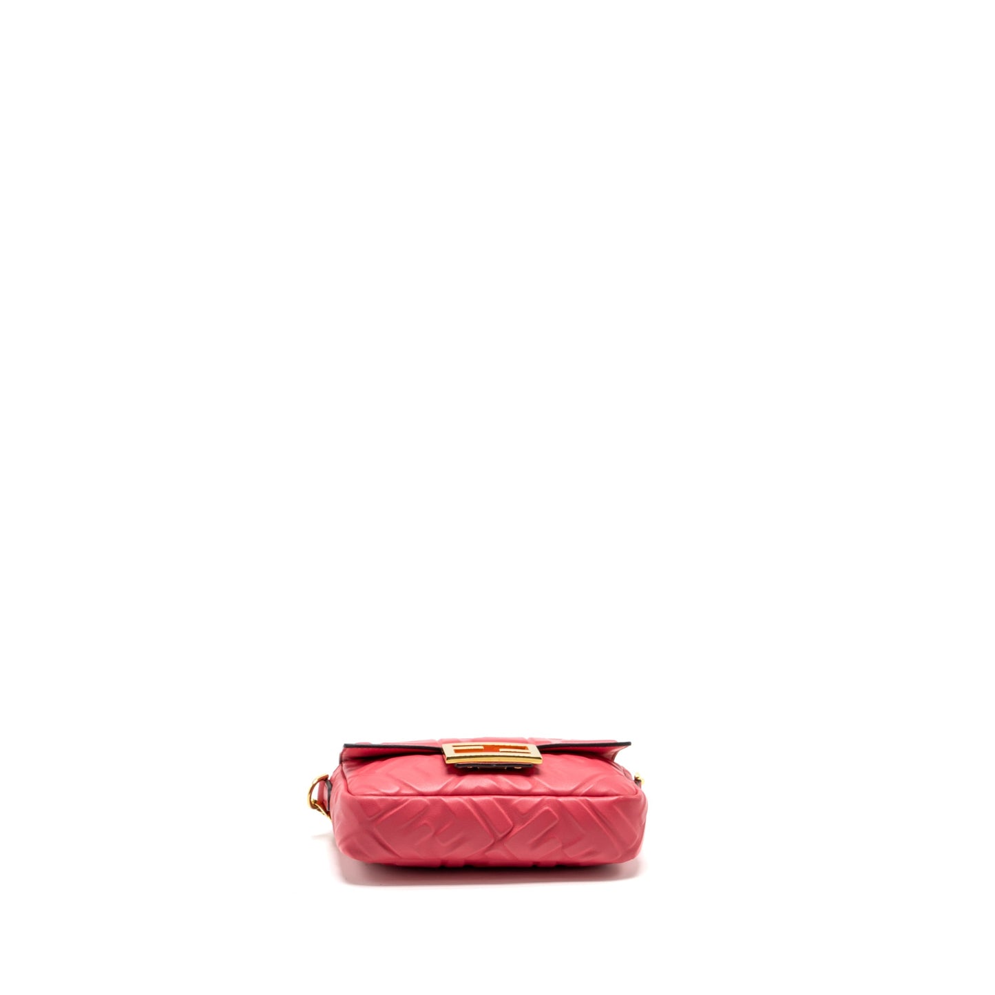 Fendi mini baguette Purse nappa Lambskin pink
