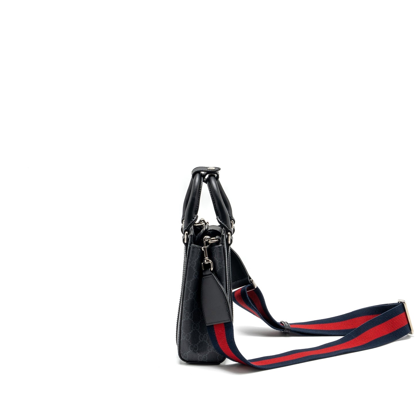 Gucci Ophidia Mini Tote Purse Supreme Black