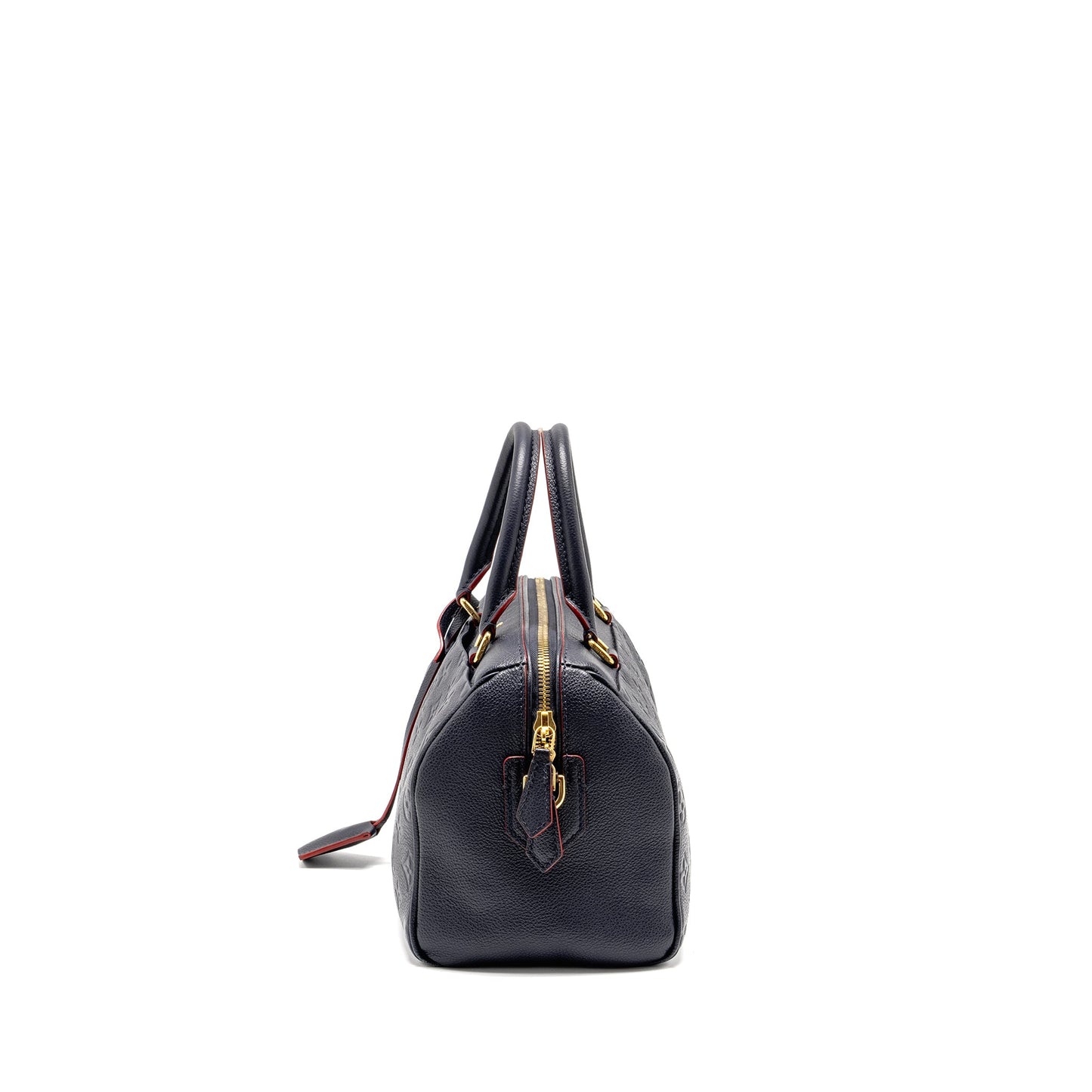 Louis Vuitton Speedy 25 Bandouliere Monogram Empreinte Navy/Red