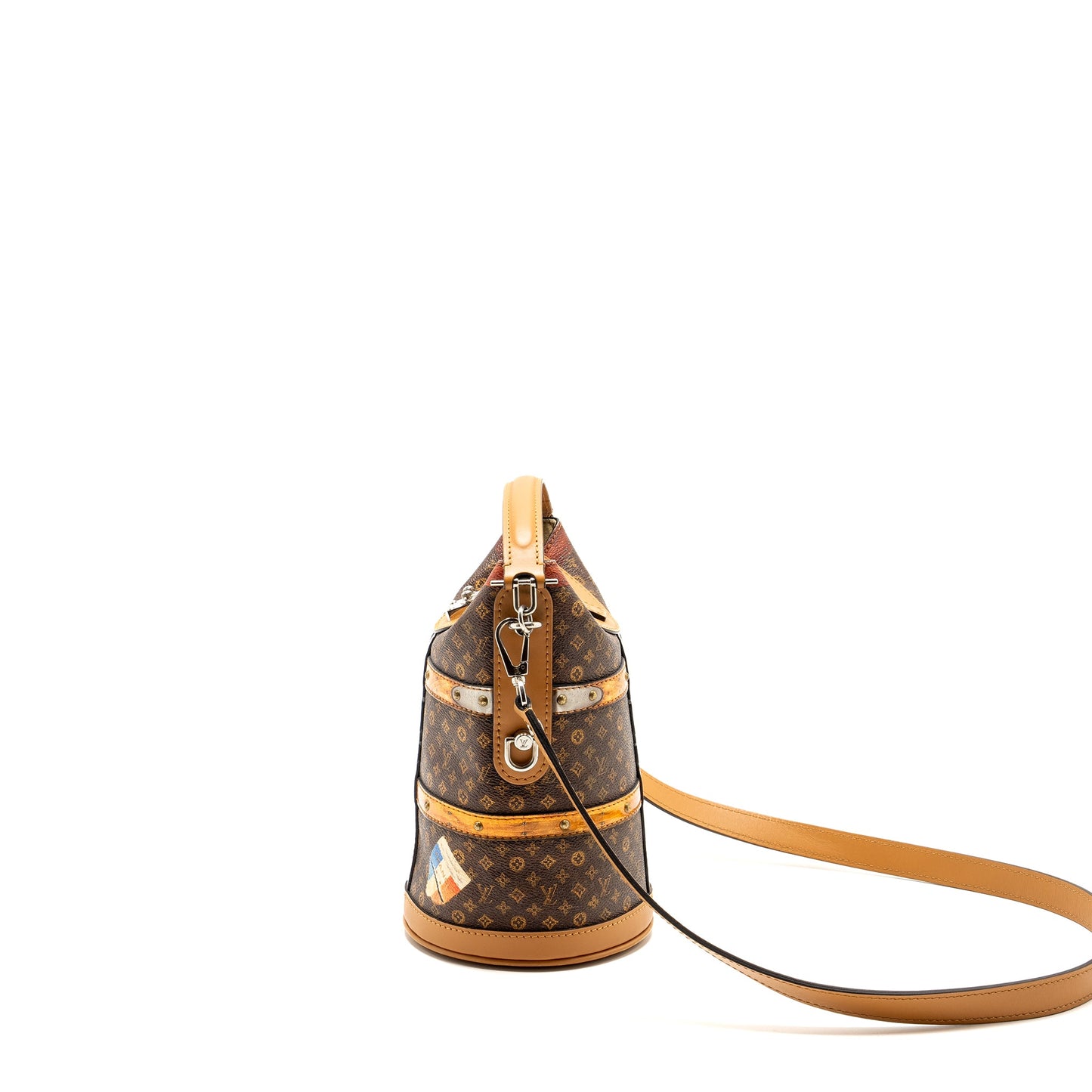 LOUIS VUITTON Duffle Purse Limited Edition Monogram Canvas Multicolour