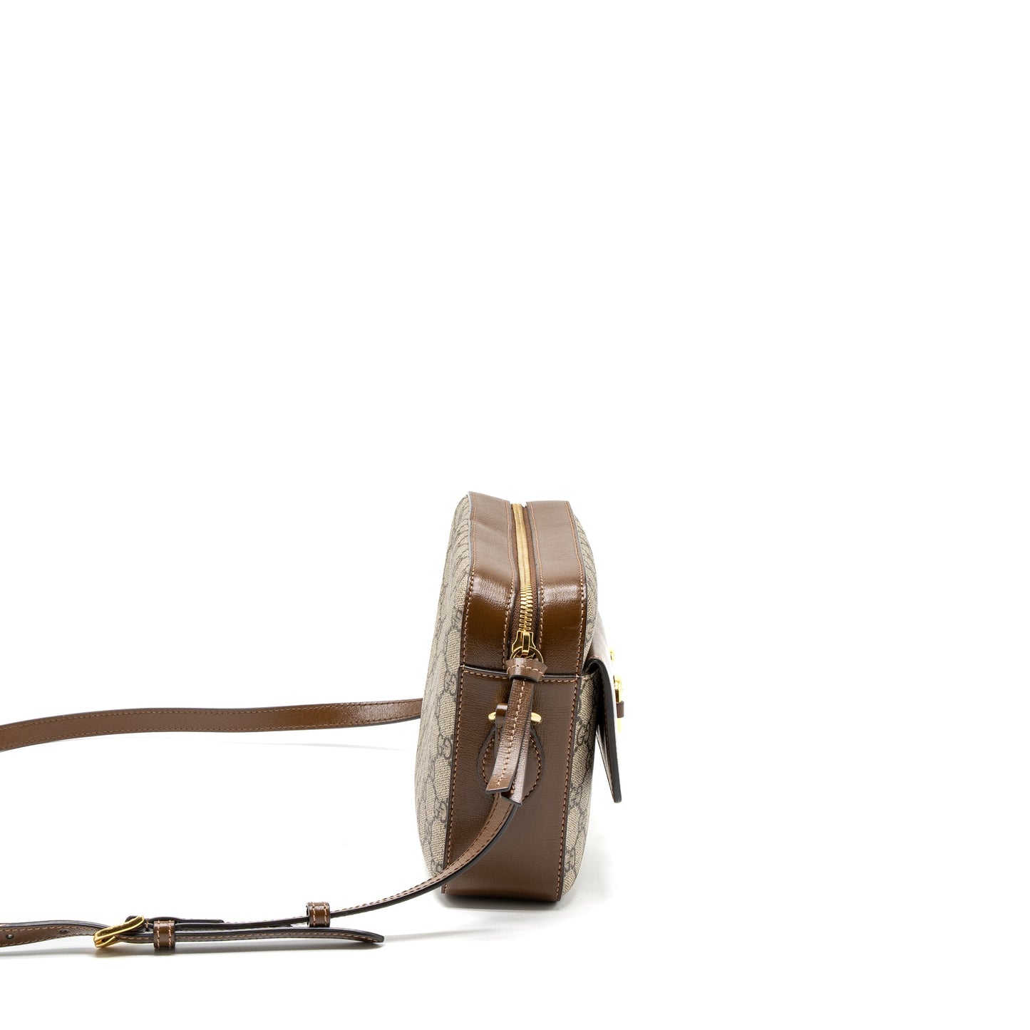 Gucci Small Horsebit 1955 Mini Purse Supreme Canvas