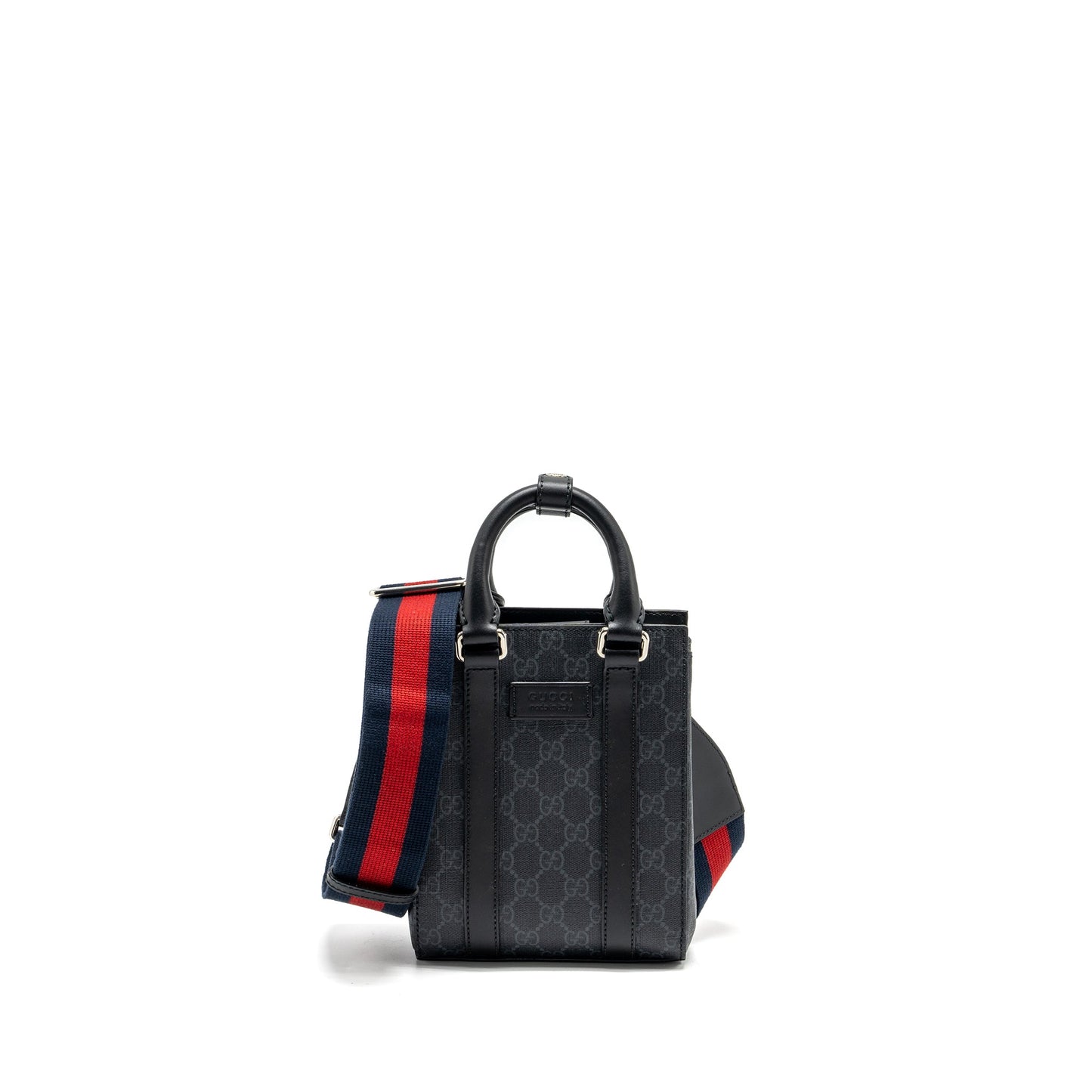 Gucci Ophidia Mini Tote Purse Supreme Black
