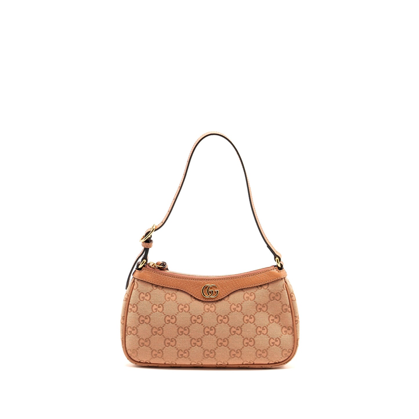 Gucci Small Ophidia Hobo Purse Supreme Canvas Pink