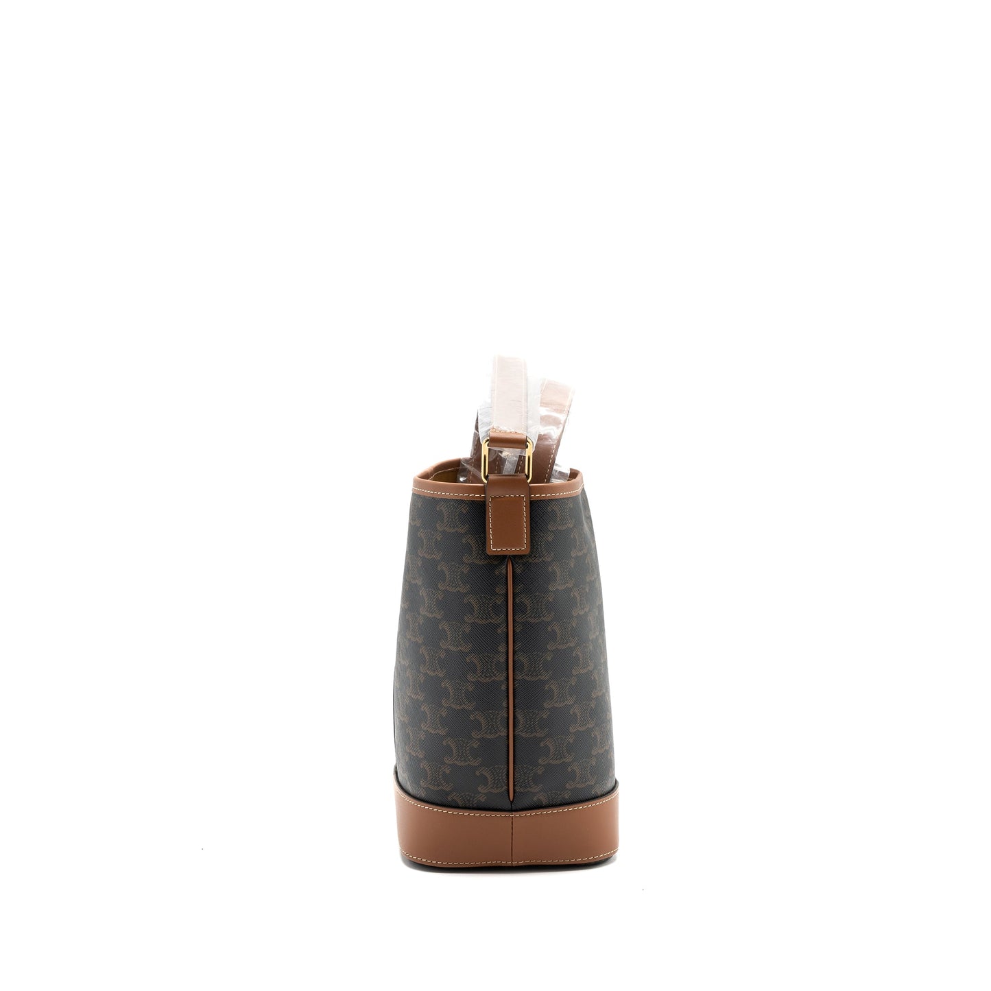 Celine small bucket TRIOMPHE CANVAS CALFSKIN