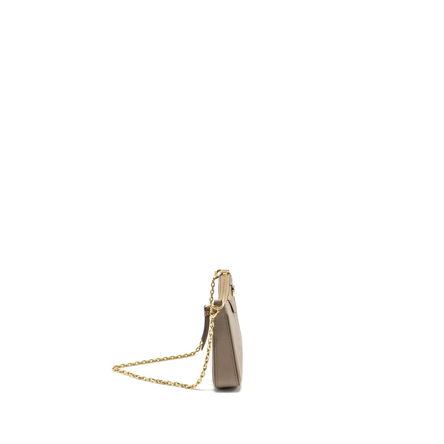 Louis Vuitton Easy Pouch On Strap Monogram Empreinete grey