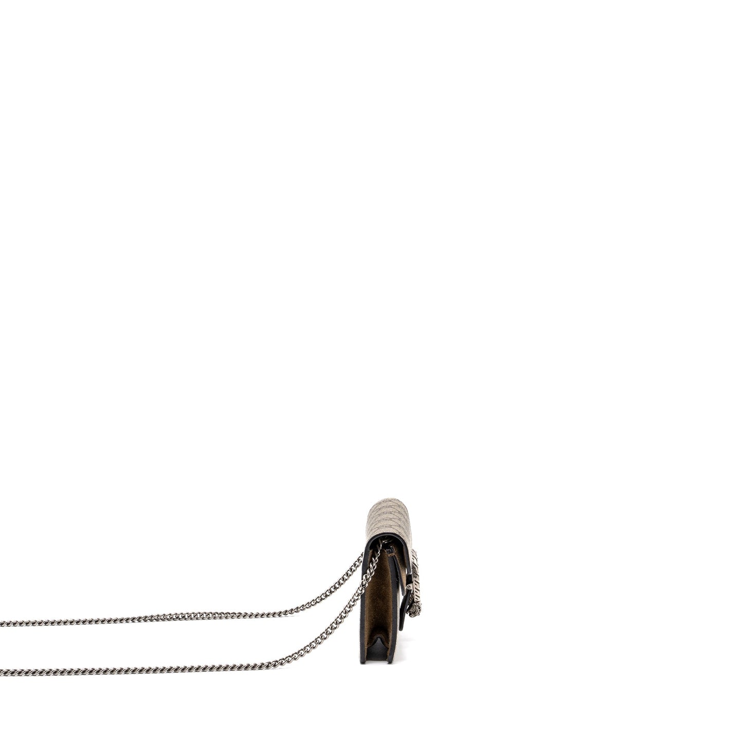 Gucci Dionysus Super Mini Supreme Canvas/Suede ruthenium silver hardware