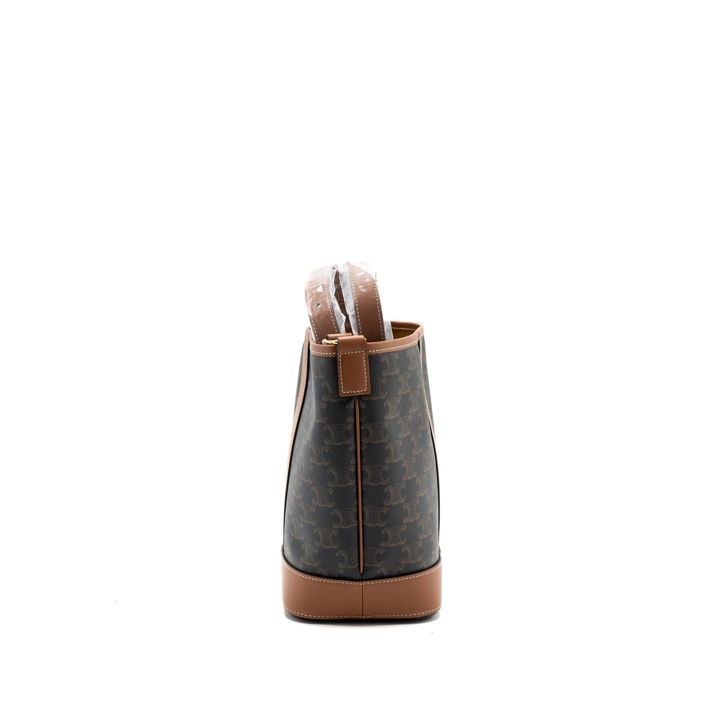 Celine small bucket TRIOMPHE CANVAS CALFSKIN