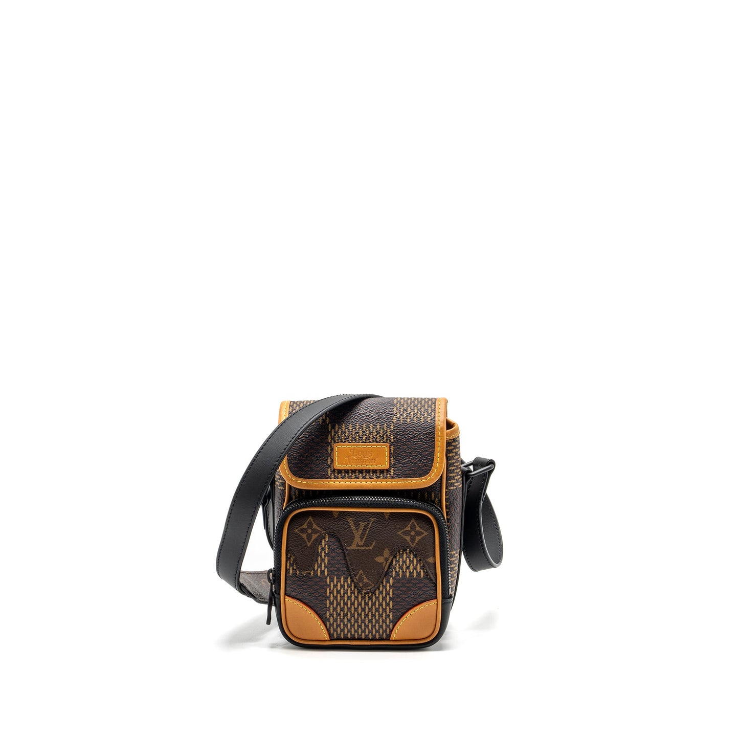 Louis Vuitton X Nigo Amazon Sling Purse monogram canvas black hardware