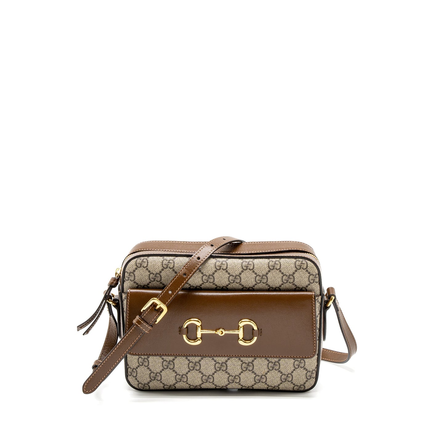 Gucci Small Horsebit 1955 Mini Purse Supreme Canvas