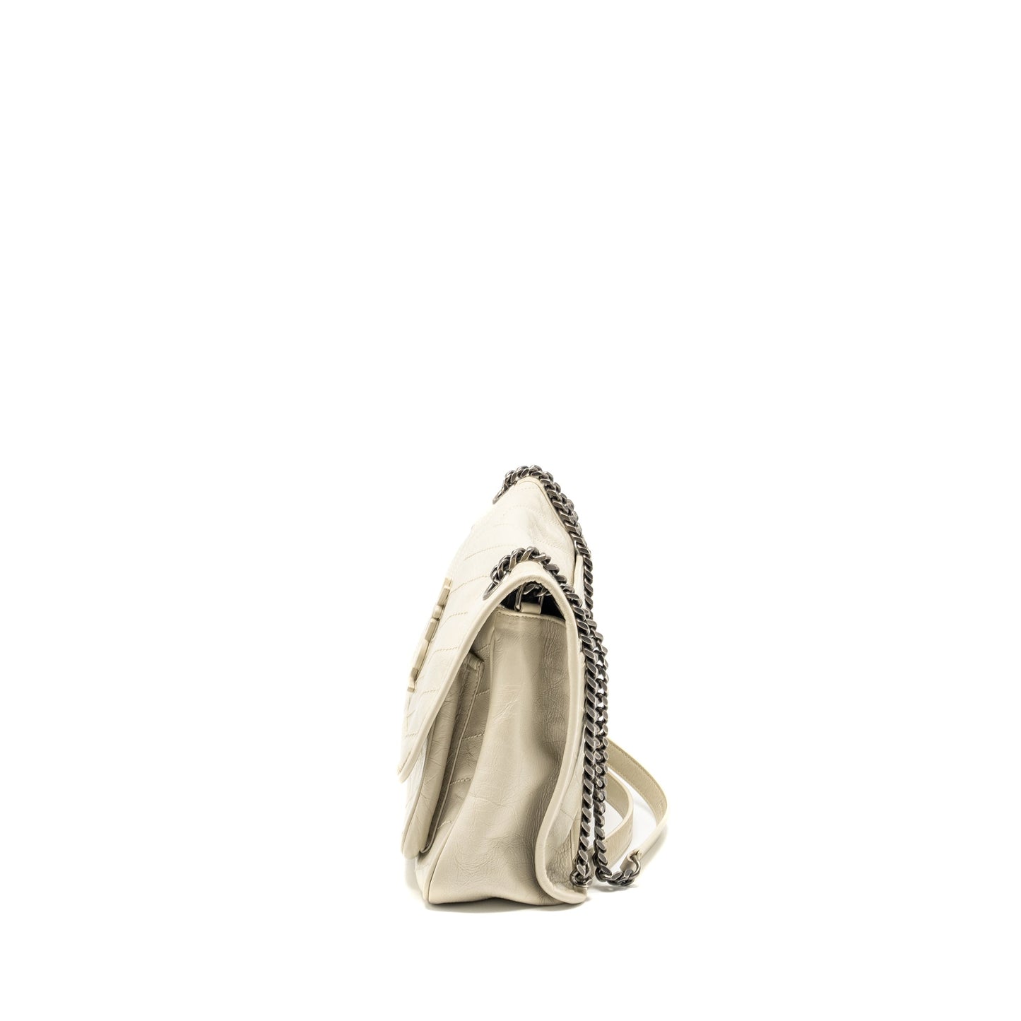Saint Laurent/ Medium Niki Calfskin White
