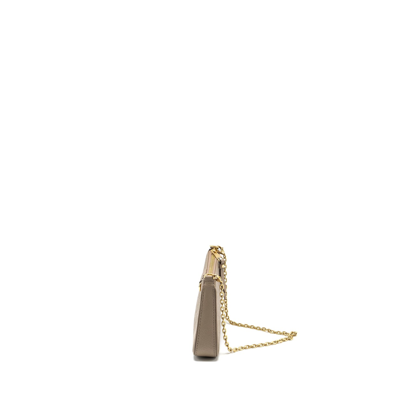 Louis Vuitton Easy Pouch On Strap Monogram Empreinete grey