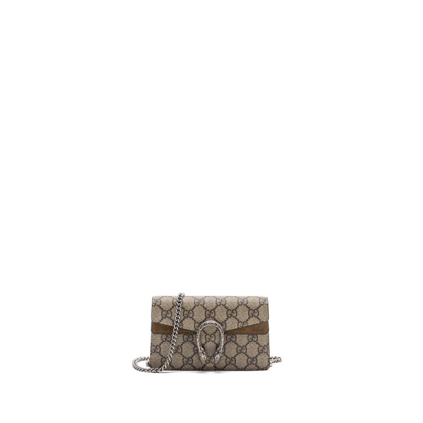 Gucci Dionysus Super Mini Supreme Canvas/Suede ruthenium silver hardware