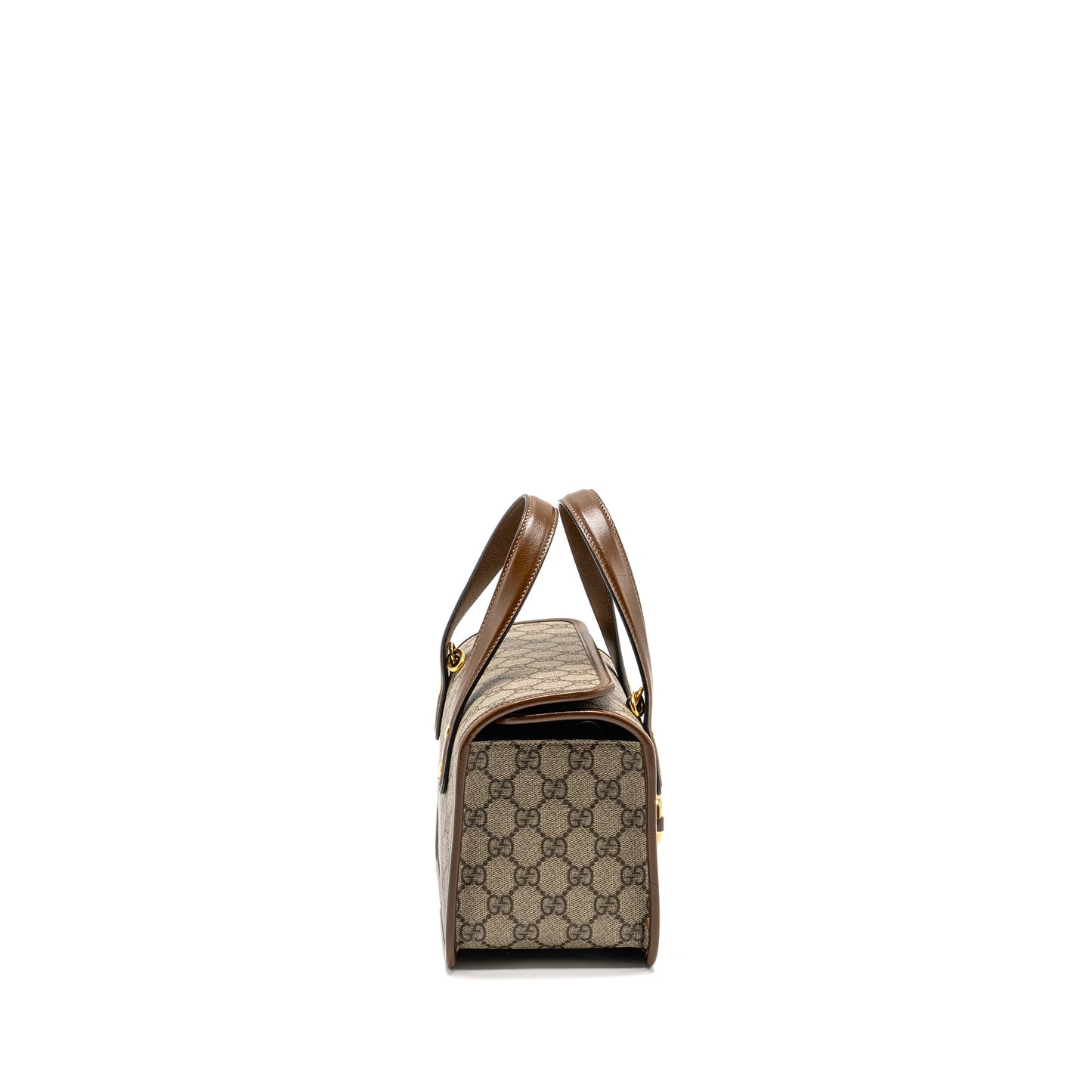 Gucci Top Handle Horsebit 1955 Purse Supreme Canvas