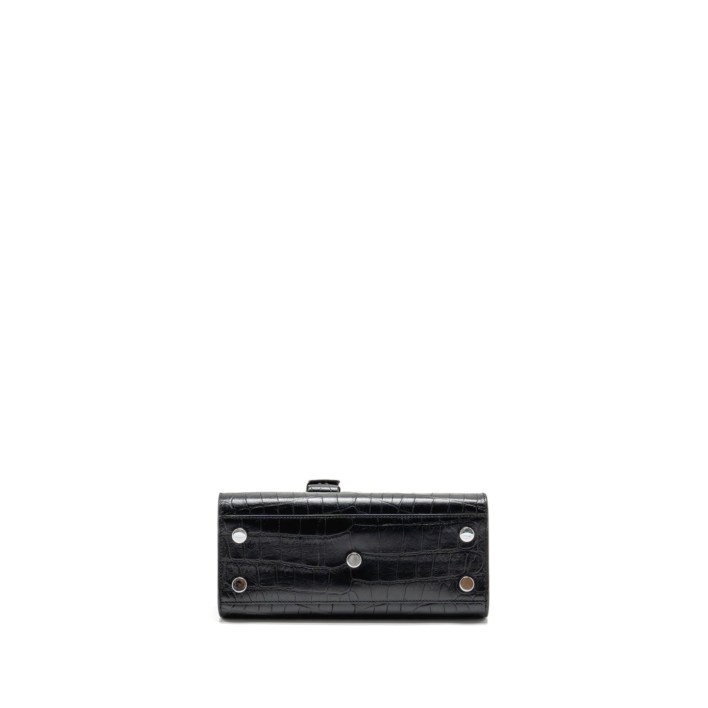 Saint Laurent Nano Sac De jour Crocodile-Embossed calfskin black