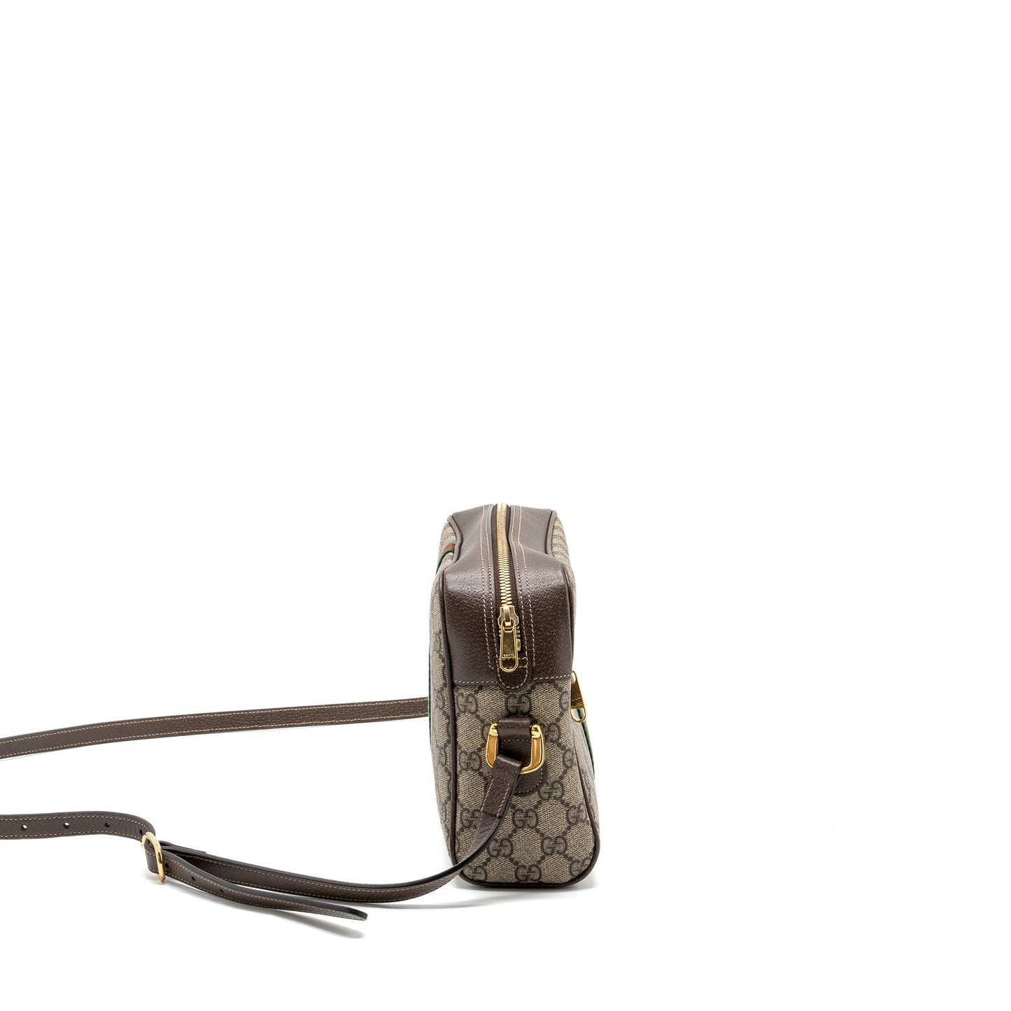 Gucci Ophidia supreme zip crossbody Purse Canvas / leather