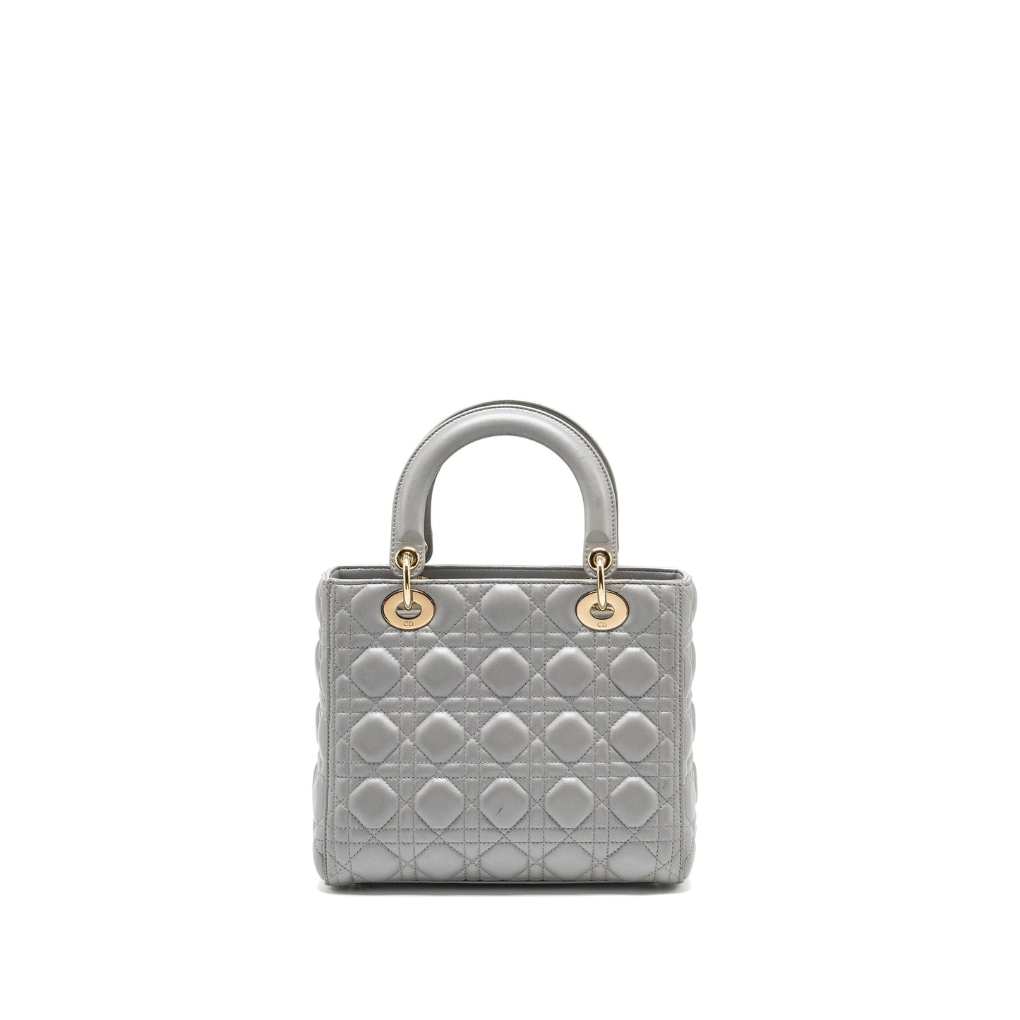 Dior Medium Lady Dior Lambskin Grey