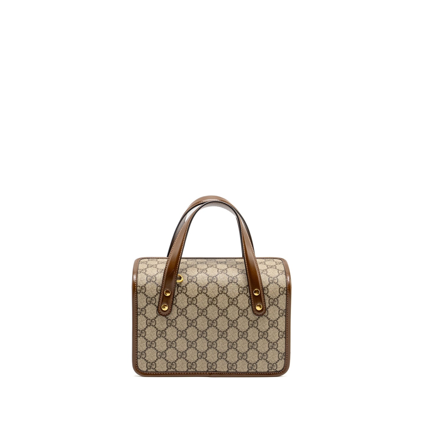 Gucci Top Handle Horsebit 1955 Purse Supreme Canvas