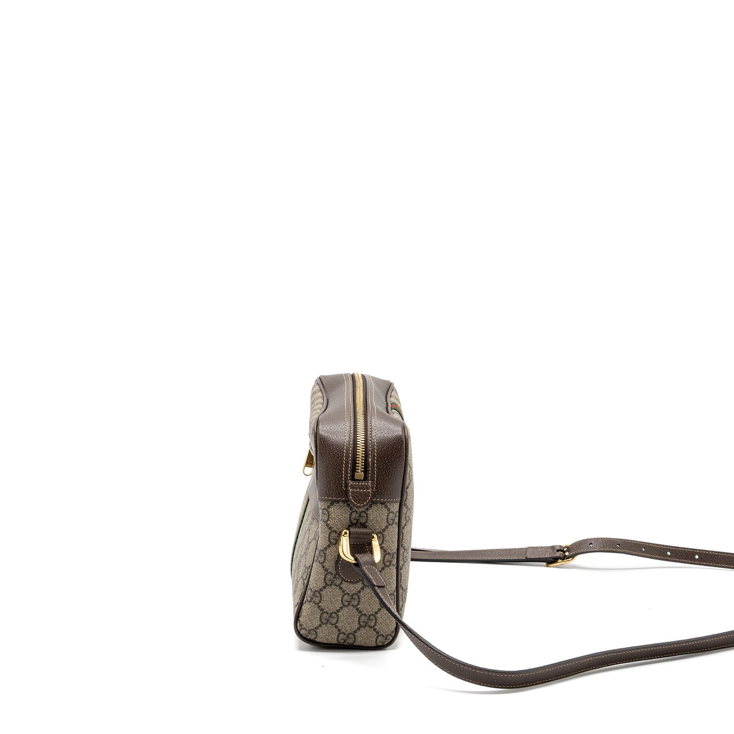 Gucci Ophidia supreme zip crossbody Purse Canvas / leather
