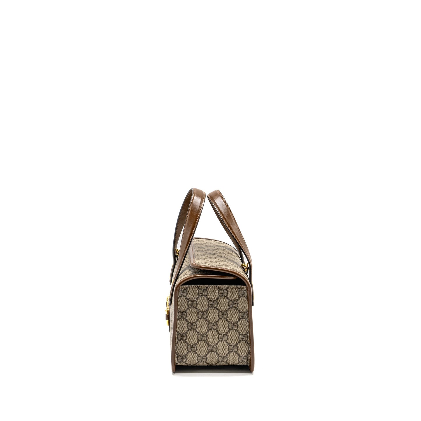 Gucci Top Handle Horsebit 1955 Purse Supreme Canvas