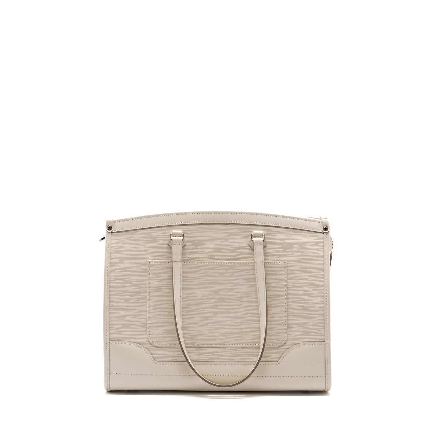 Louis Vuitton Madeleine tote Purse epi white