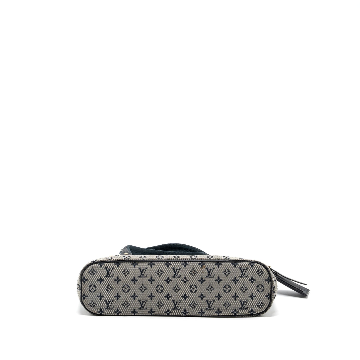 Louis Vuitton vintage zip tote Purse fabric blue