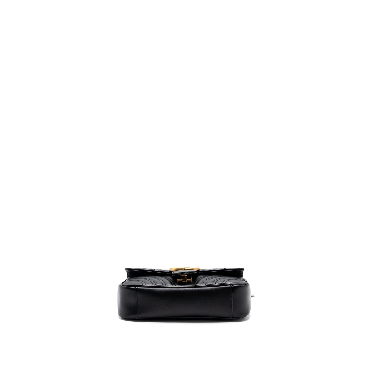 Gucci Mini Marmont Matelasse Purse Leather Black