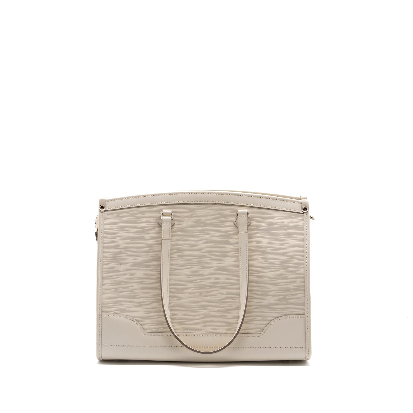 Louis Vuitton Madeleine tote Purse epi white
