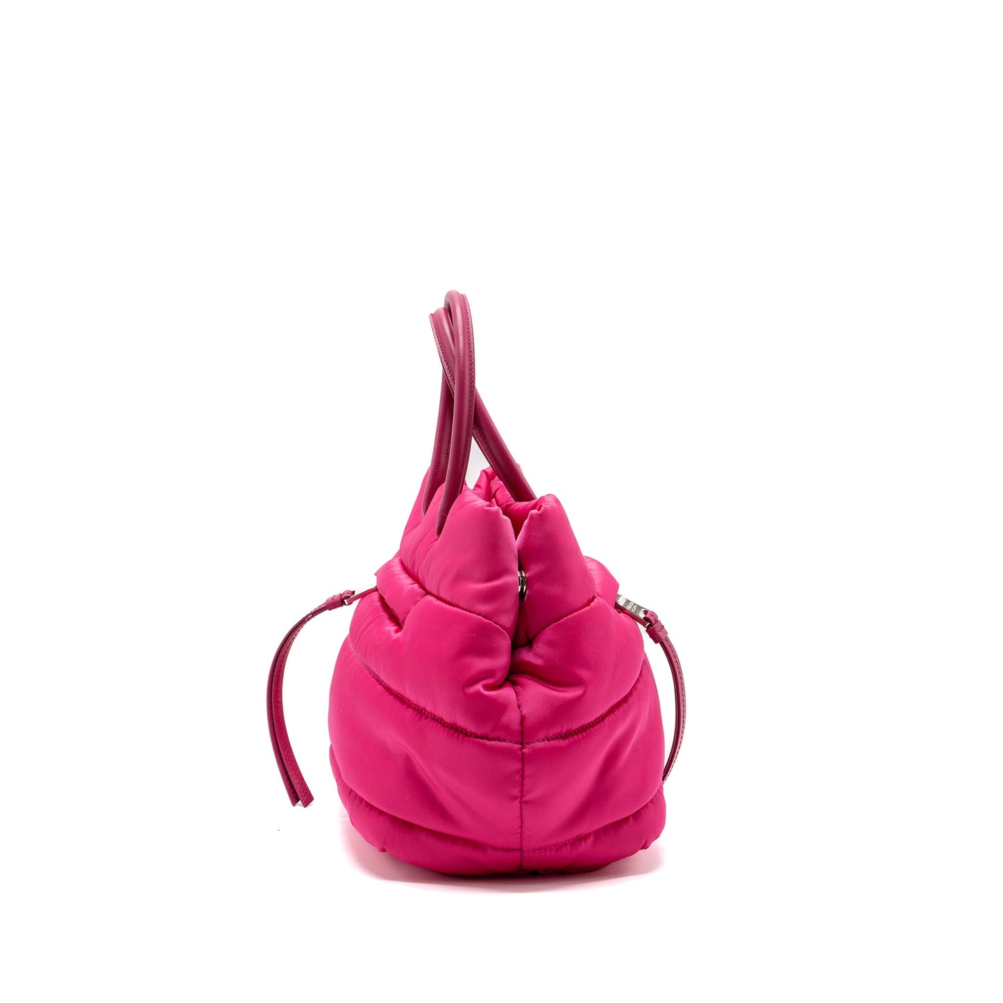 Prada tote Purse nylon / leather pink