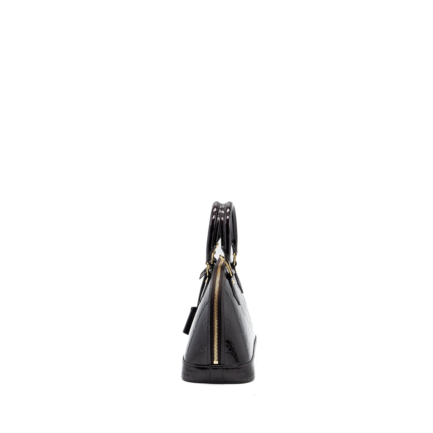Louis Vuitton Alma Monogram Patent Amarante Purple
