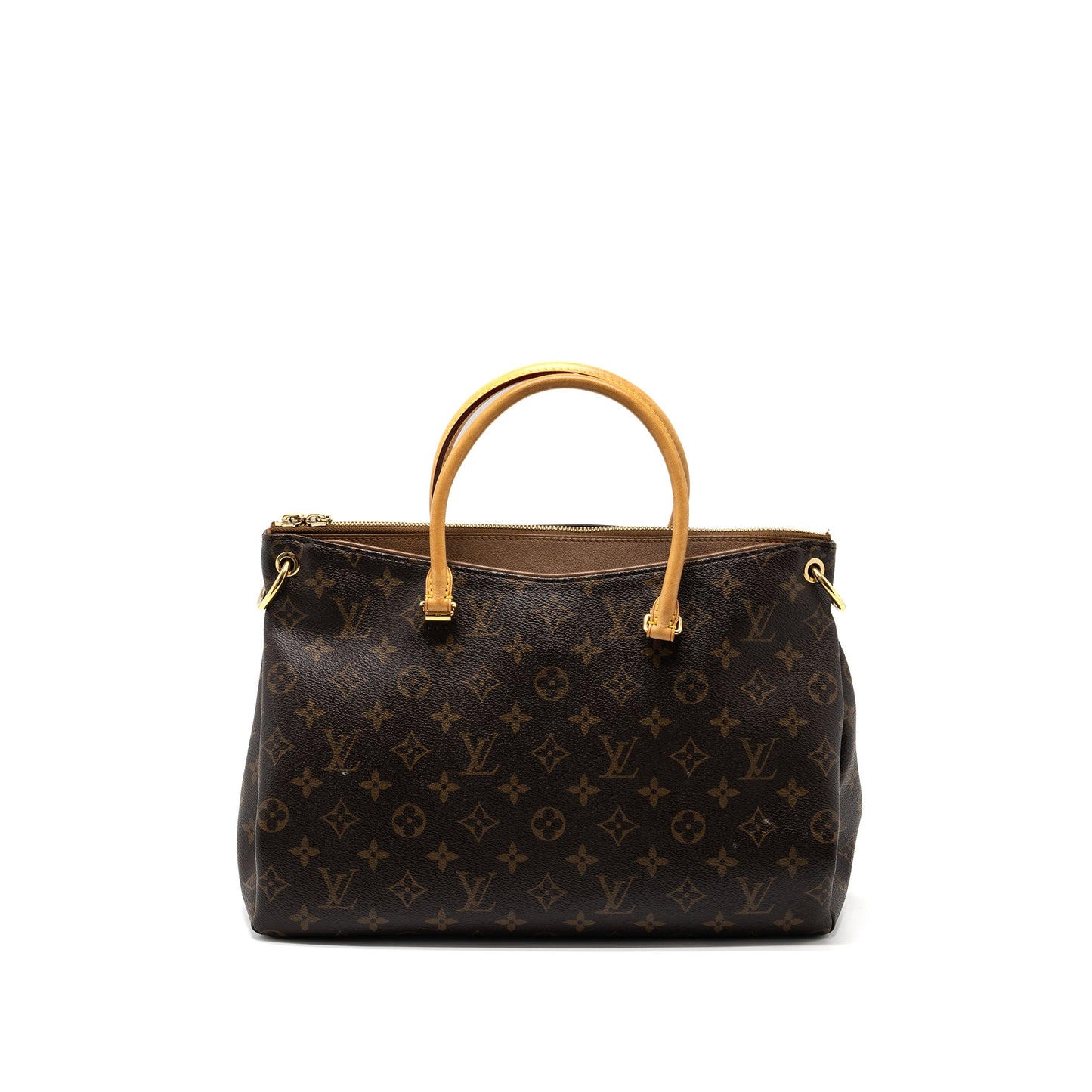 Louis Vuitton Pallas Tote Purse Monogram Canvas