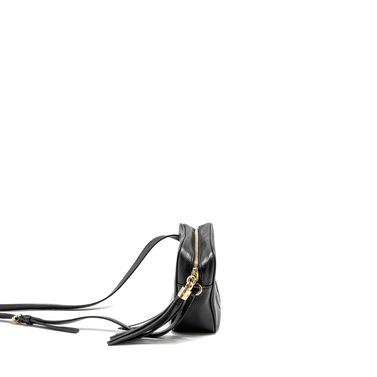 Gucci Soho Disco camera Crossbody Purse Calfskin Black