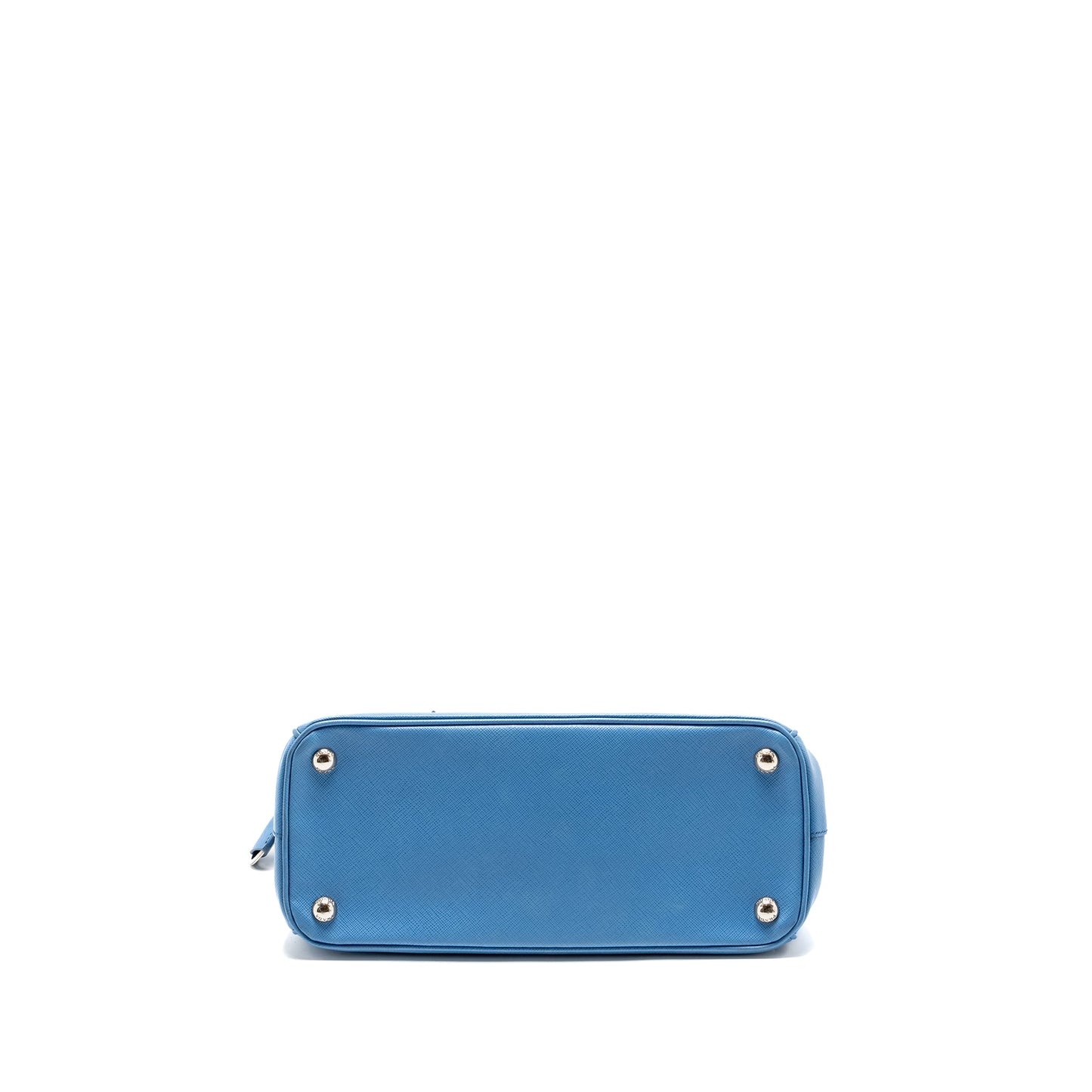Prada Medium Galleria Saffiano Purse Leather Blue