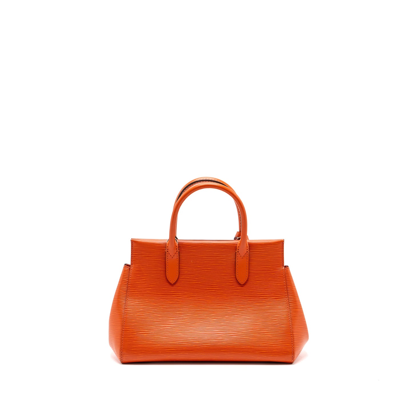 Louis Vuitton top handle tote Purse epi orange