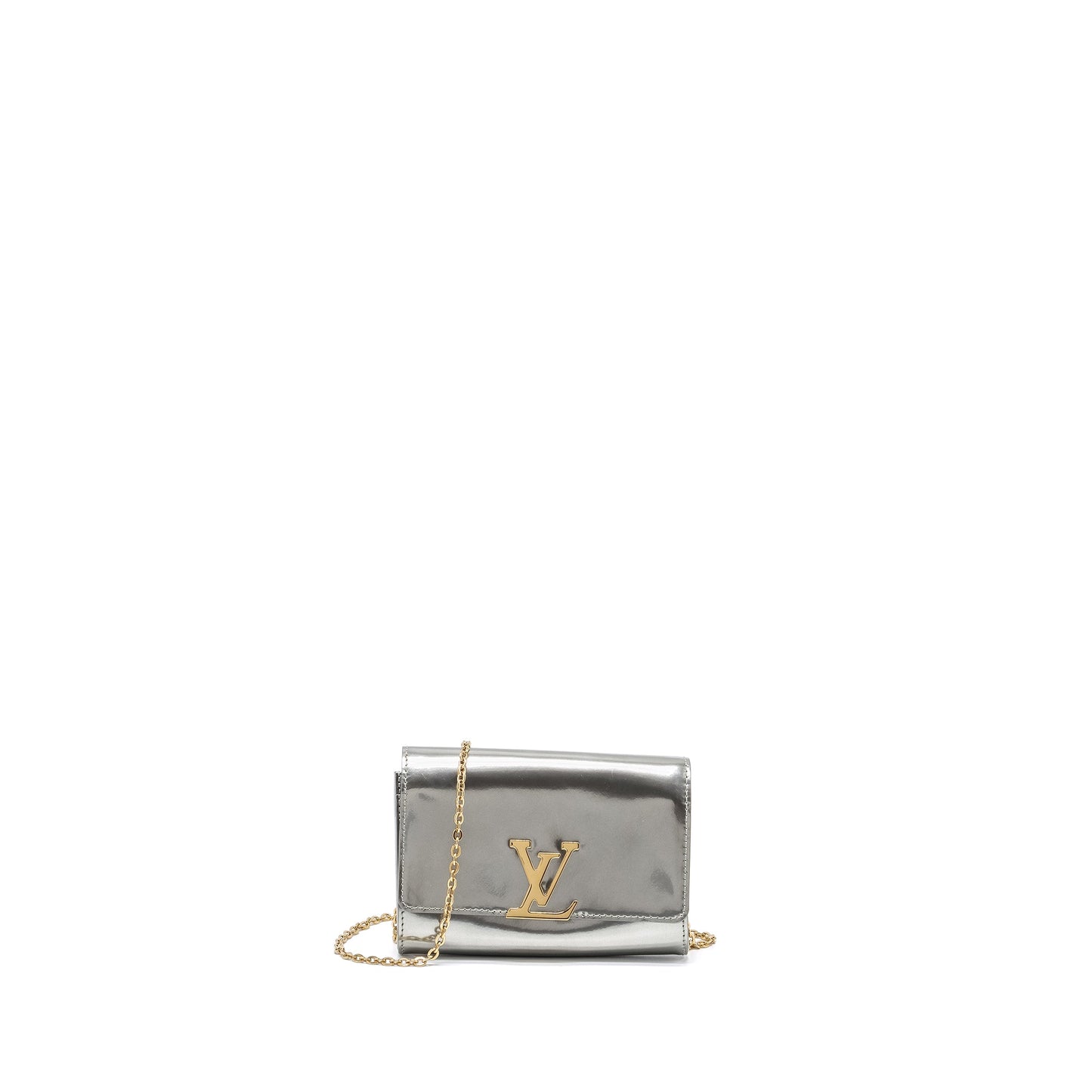 Louis Vuitton Louise Pm Patent Silver