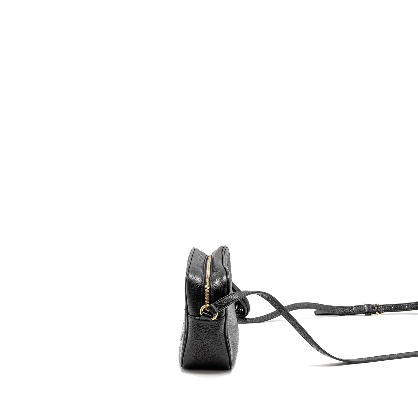 Gucci Soho Disco camera Crossbody Purse Calfskin Black