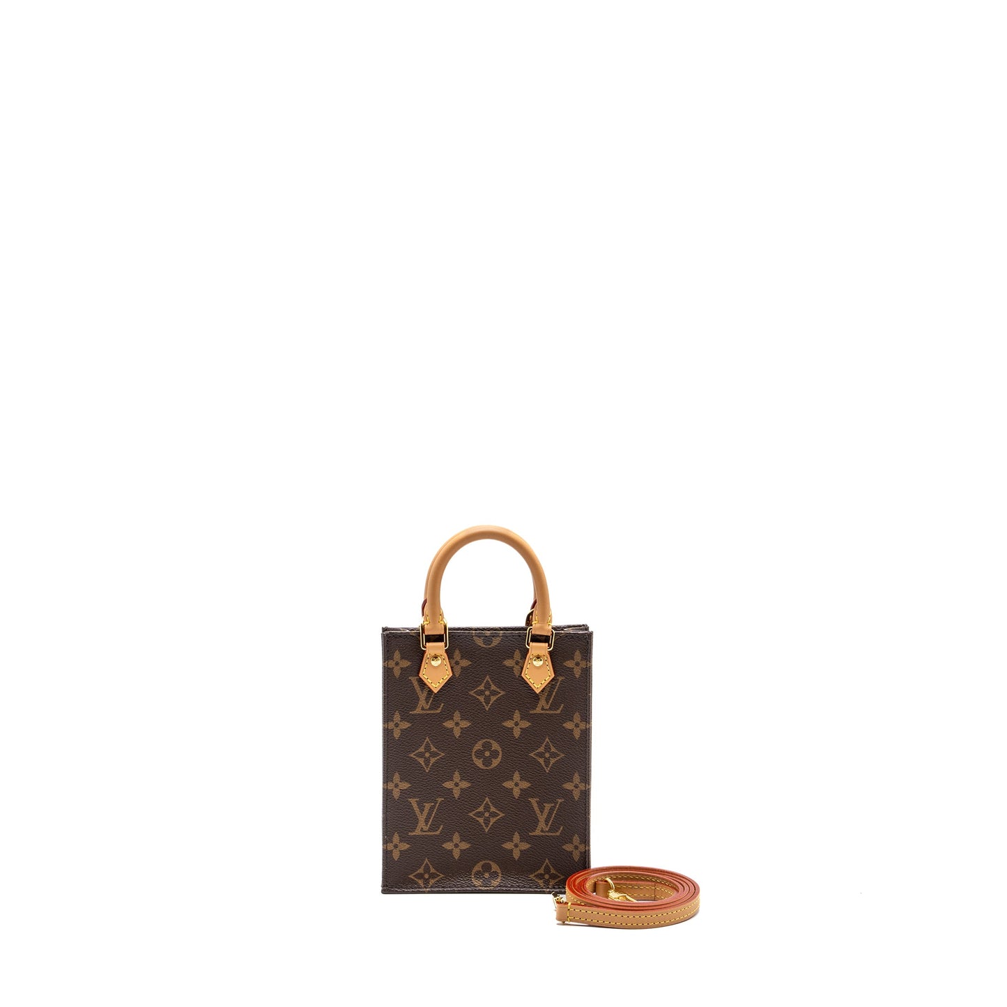 Louis Vuitton Petit Sac Plat Monogram Canvas