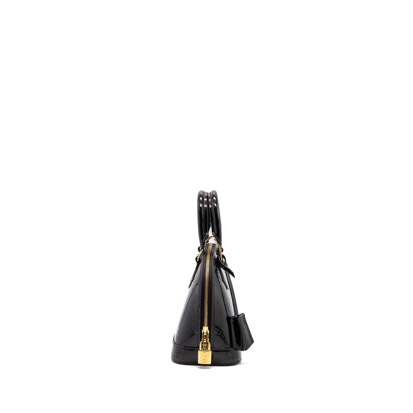 Louis Vuitton Alma Monogram Patent Amarante Purple