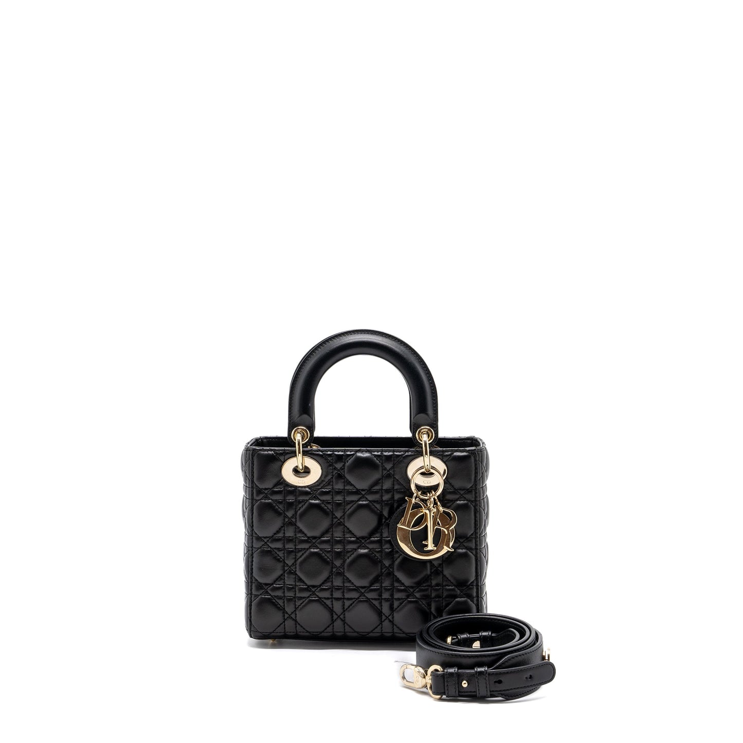Dior My Dior Small Lady Dior Lambskin Black