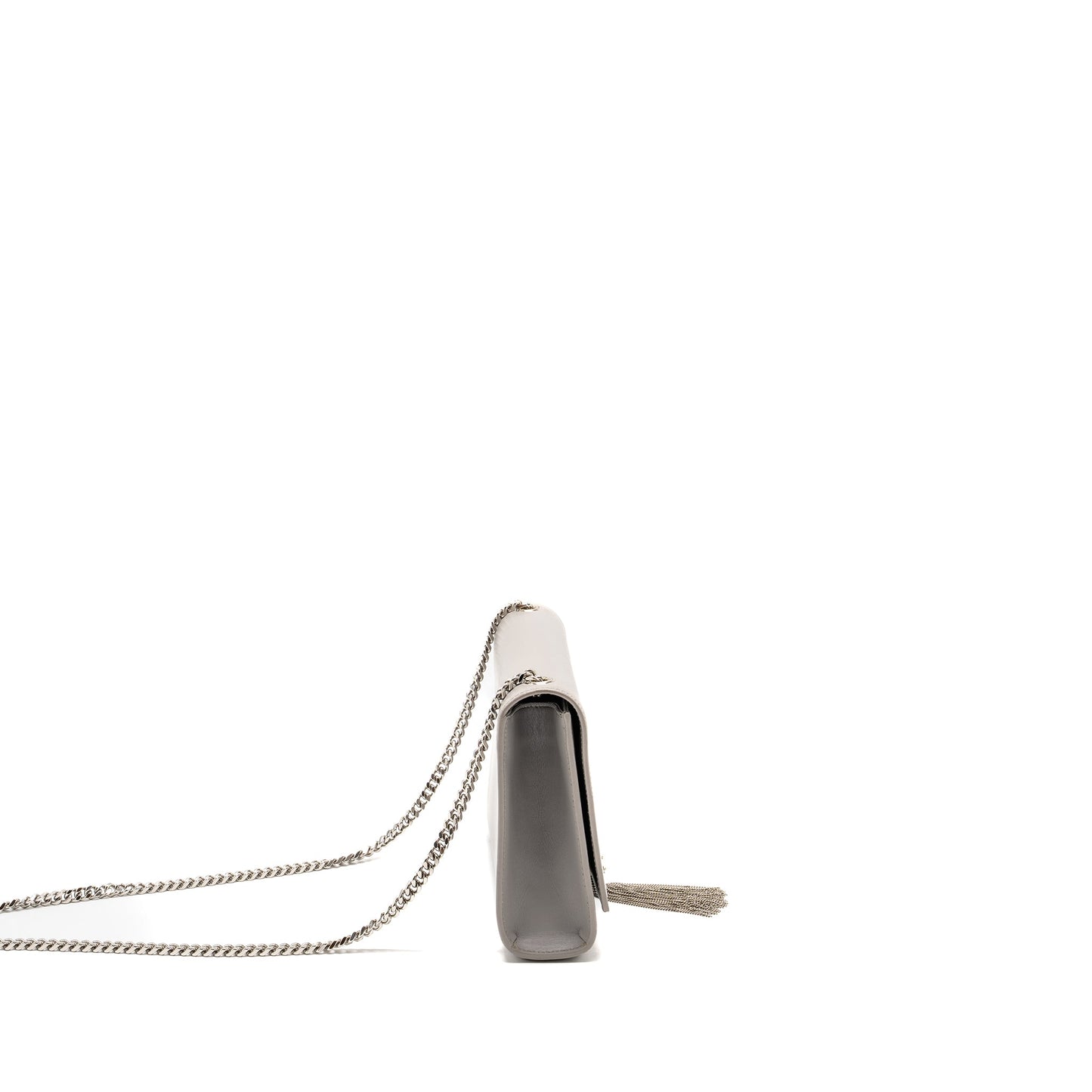 Saint Laurent/ Medium Kate Purse Calfskin Grey