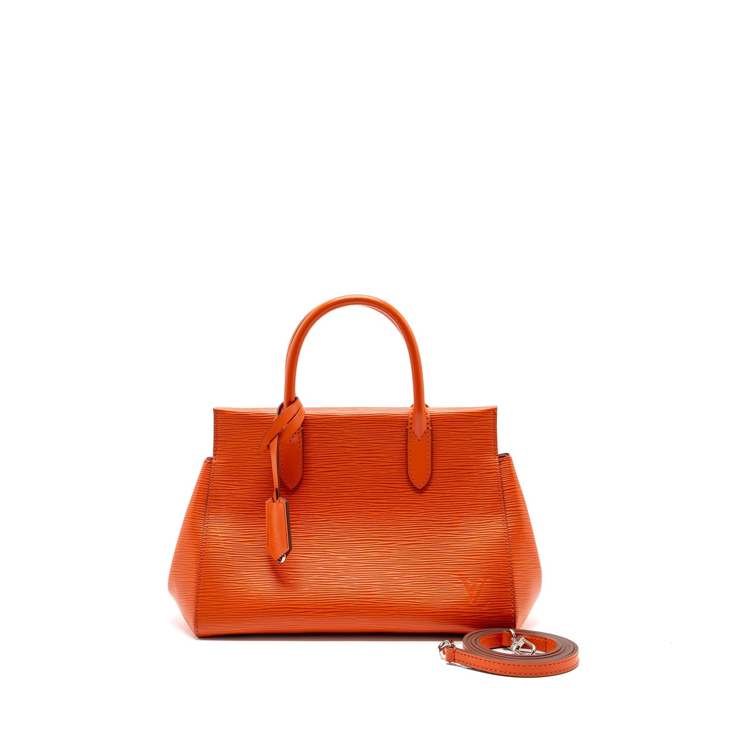 Louis Vuitton top handle tote Purse epi orange