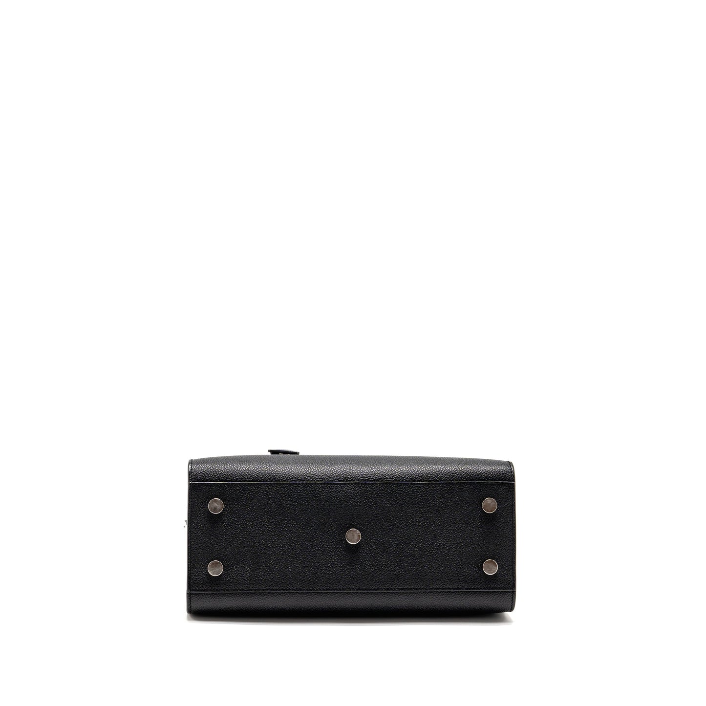 Saint Laurent sac de Grained Calfskin Black