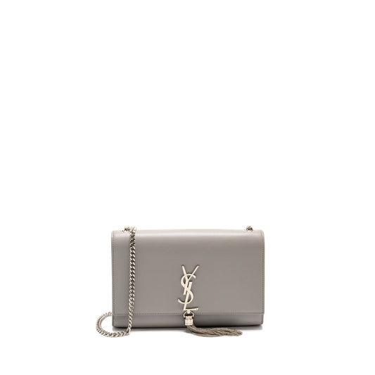 Saint Laurent/ Medium Kate Purse Calfskin Grey