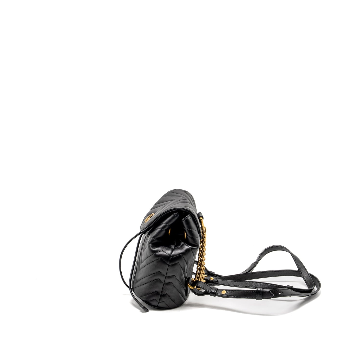 Gucci Marmont Backpack Calfskin Black